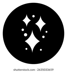 Sparkle vector icon. Shine symbol illustration. star sign or logo.