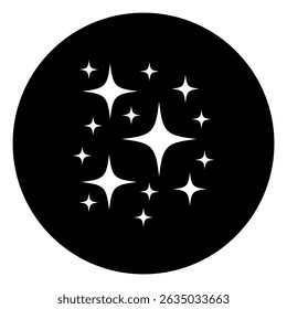 Sparkle vector icon. Shine symbol illustration. star sign or logo.