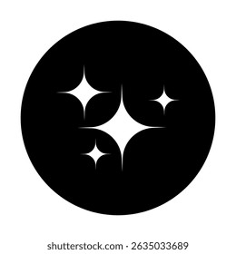 Sparkle vector icon. Shine symbol illustration. star sign or logo.