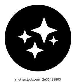 Sparkle vector icon. Shine symbol illustration. star sign or logo.