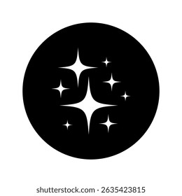 Sparkle vector icon. Shine symbol illustration. star sign or logo.