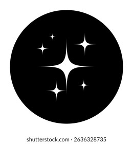 Sparkle vector icon. Shine symbol illustration. star sign or logo.