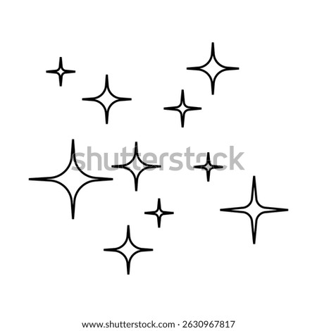 Sparkle vector icon. Shine symbol illustration. star sign or logo.