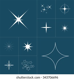 Sparkle vector. Sparkles black symbols. Sparkle star. Symbols sparkling stars. Set of sparkles star. Sparkles icon. Black sparkles symbols. Sparkles set. Sparkle light. Sparkling stars.