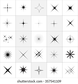 Sparkle vector. Sparkles black symbols. Sparkle star. Symbols sparkling stars. Set of sparkles star. Sparkles icon. Black sparkles symbols. Sparkles set. Sparkle light. Sparkling stars.