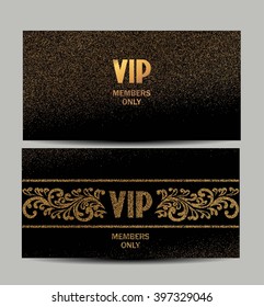 Sparkle VIP gold cards