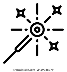 Sparkler icon illustration for web, app, infographic, etc