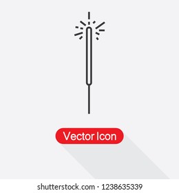 Sparkler Icon Vector Illustration Eps10