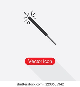 Sparkler Icon Vector Illustration Eps10