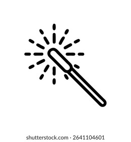 sparkler icon vector illustration style
