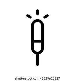 Ilustración de diseño de símbolo de Vector de icono de chispa