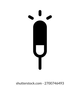 Ilustración de diseño de símbolo de Vector de icono de chispa