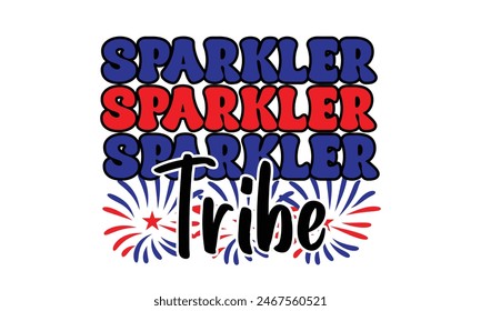 Sparkler Tribe PNG T-Shirt Design