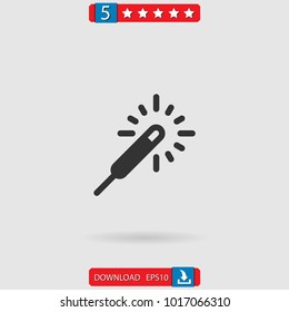 sparkler vector icon