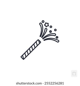 sparklers icon. sparklers Symbol sign for mobile concept and web design. Vector icon, Logo illustration, Vector graphics