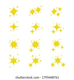 Sparkles Symbol-Sammlung für Design-Element und Dekoration