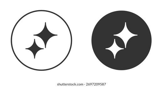 Ilustración de icono de destellos. Gráficos de Vector de píxeles - Vector.