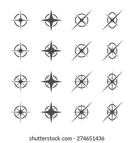 sparkles icon set 5, vector eps10.