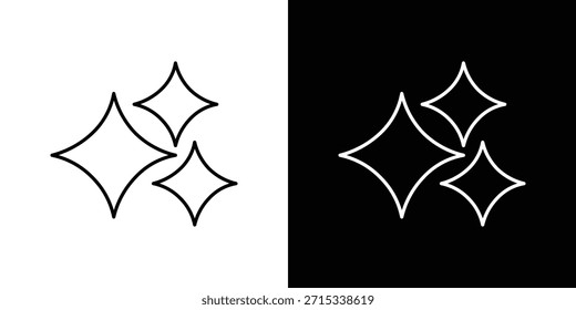 Sparkles Symbole, Vektorvorlage, EPS 10 für Design