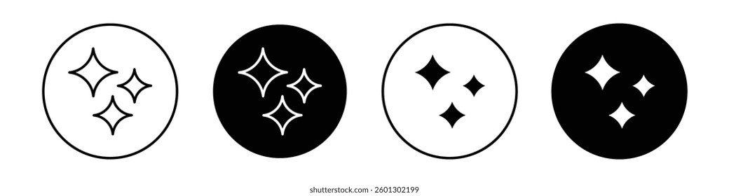 Sparkles icons vectors graphics collection