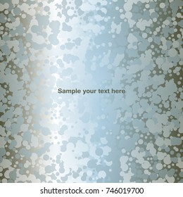 Sparkles on a silver background