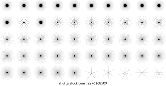 sparkles shape and fire flakes shape abstract