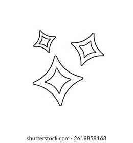 sparkles sparks glitter star shine emoji vector symbol sign icon illustration