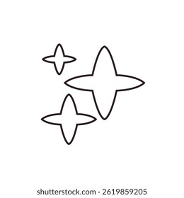 sparkles sparks glitter star shine emoji vector symbol sign icon illustration