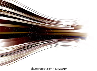 Sparkles, spots, top thin lines, thick lines and background lines are on separate layers. Lines are cropped via clipping mask. Simple linear gradients are used.