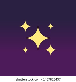 Sparkles symbols vector. The set of original vector stars sparkle icon. Flat design