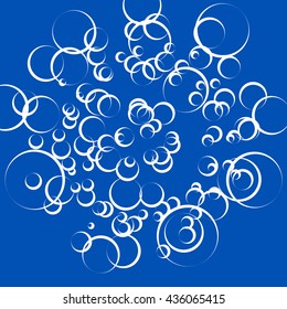 Sparkling background with bubbles. Abstract pattern for water related themes. Underwater, fizzy, carbonated water illustration