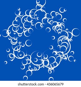 Sparkling background with bubbles. Abstract pattern for water related themes. Underwater, fizzy, carbonated water illustration