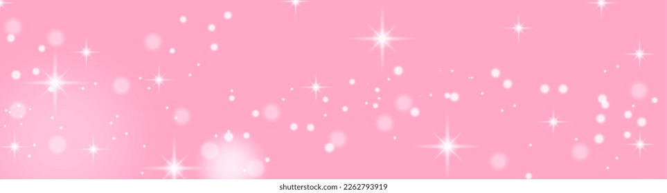 
A sparkling background inspired by spring. Beautiful pink background illustration. Ball blur. particle.