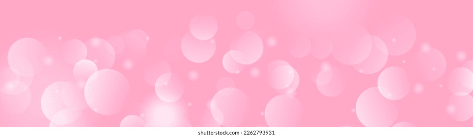 
A sparkling background inspired by spring. Beautiful pink background illustration. Ball blur. particle.
