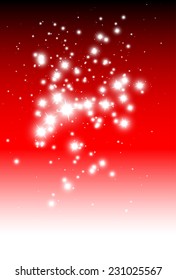 Sparkling background vector red background template - Vector sparks red background illustration template
