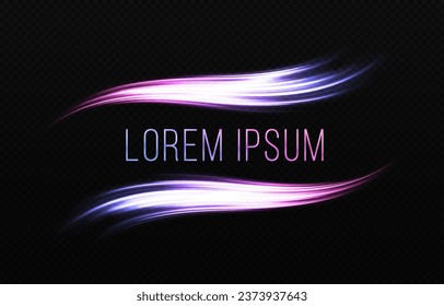 Sparkling banner template. Luxury design for discount, sales and greeting card. Magic glowing object for banner.