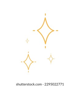 funkelndes schwarz-weißes Symbol, Vektorgrafik Ein Satz origineller, funkelnder Startersymbole, ein glänzender Glanz, helle Effekt-Sterne, glänzender Blitz, Zierblitz, Lichteffekt und Bursts Kollektion Vektorgrafik