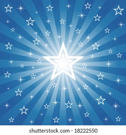 Sparkling Christmas Star (Vector)