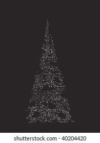 sparkling christmas tree