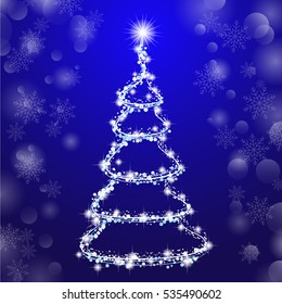 Sparkling Christmas tree
