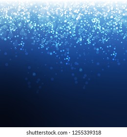 Sparkling Cover Design Template with Abstract Blurred Background