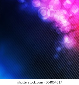 Sparkling Cover Design Template with Abstract, Blurred Background for Christmas, New Year or Other Holiday Designs