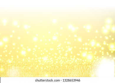 Sparkling Crystal and Bokeh Background, vector illustration