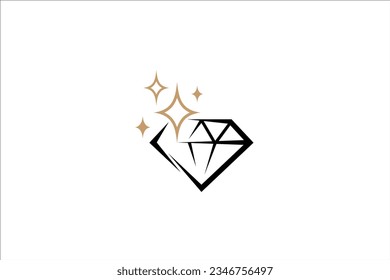 Faltendes Diamantlogo, Vektorbild