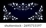 Sparkling diamond tiara set elegant corner vignette