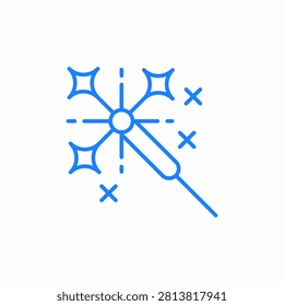 sparkling firework icon sign vector