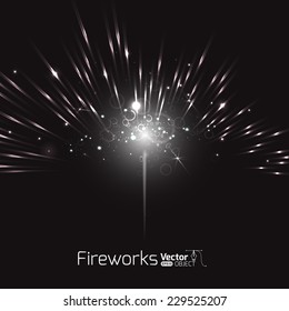 sparkling fireworks