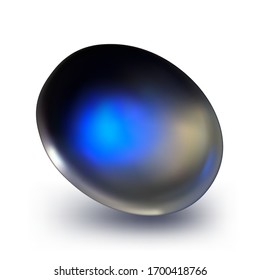 Sparkling gemstone and natural mineral. Vector illustration.