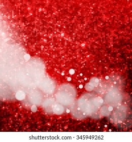 Sparkling glitter texture background with glows and bokeh