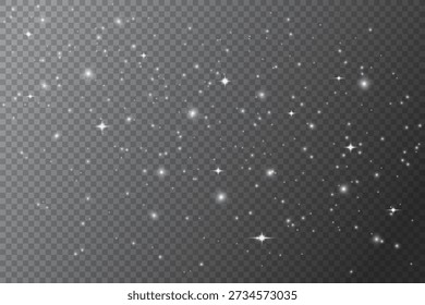 Partículas polvo brillantes 